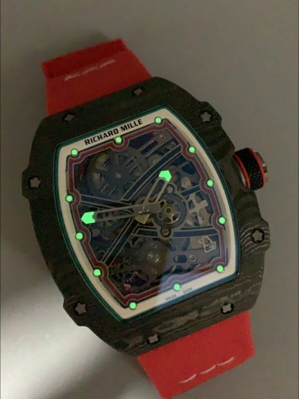 リシャール・ミル RM 67-02 イタリア ブラックカーボンTPT（1:1スーパークローン）