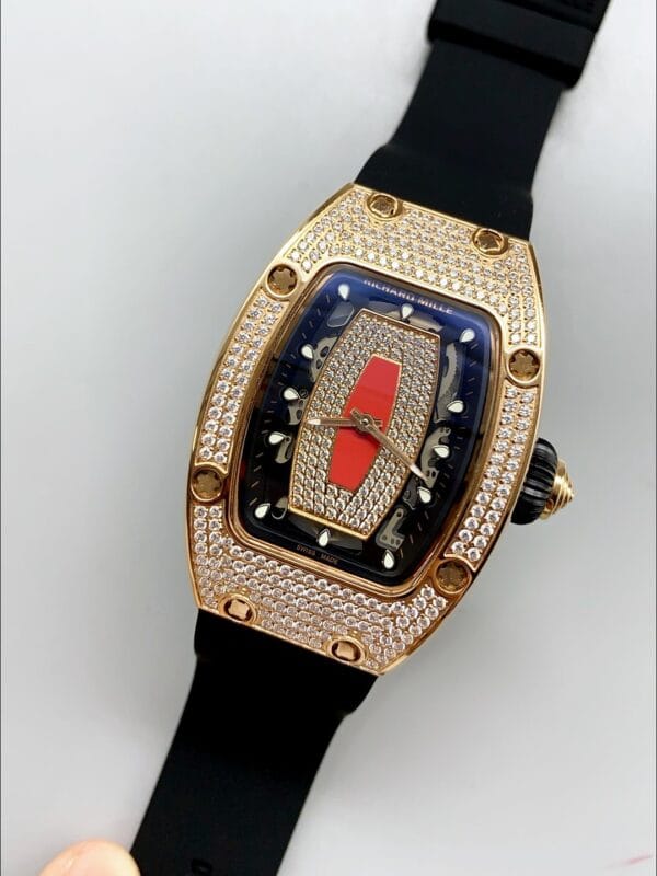 リシャール・ミル RM07-01 ローズゴールド ジャスパーダイヤル ミディアムセット（1:1スーパークローン）