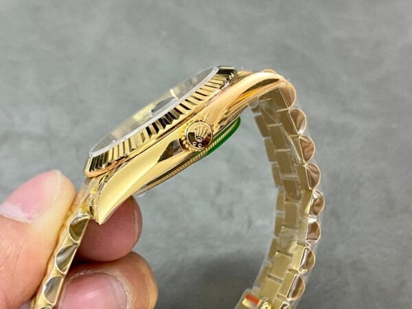 デイデイト ロレックス ウィークリージャーナル 18Kイエローゴールドメッキ カウンターウェイト付き