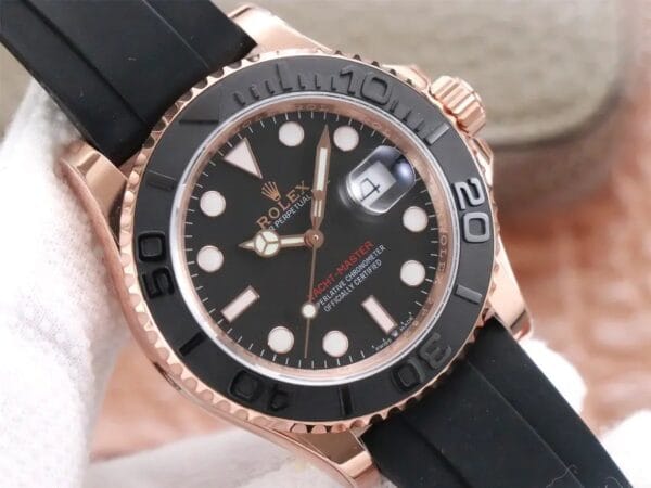 1:1スーパークローン ロレックス ヨットマスター40 オイスター 40MM 18Kエバーローズ