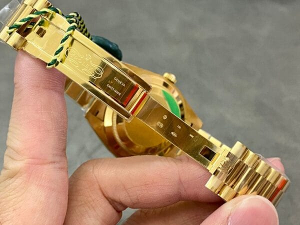 デイデイト ロレックス ウィークリージャーナル 18Kイエローゴールドメッキ カウンターウェイト付き