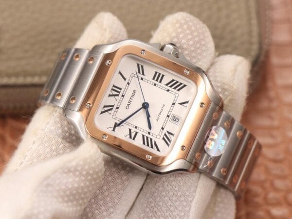 カルティエ サントス ドゥ カルティエ 40MM ツートーン – 1:1スーパークローン
