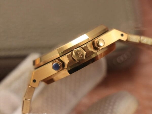 オーデマ ピゲ ロイヤルオーク クロノグラフ 18Kゴールド×904Lスチール – 1:1スーパークローン