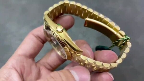 デイデイト ロレックス ウィークリージャーナル 18Kイエローゴールドメッキ カウンターウェイト付き