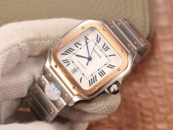 カルティエ サントス ドゥ カルティエ 40MM ツートーン – 1:1スーパークローン