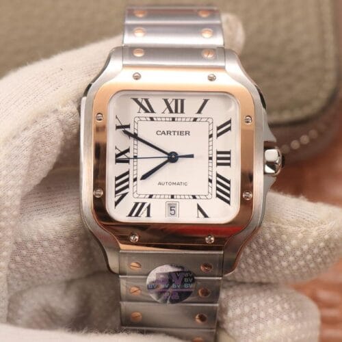 カルティエ サントス ドゥ カルティエ 40MM ツートーン – 1:1スーパークローン