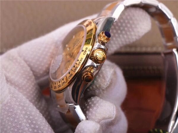 ロレックス オイスター コスモグラフ スイス ツートーン ゴールド ウォッチ